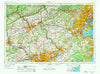 Newark New Jersey Historical topographic map, 1:250000 scale, 1 X 2 Degree, Year 1944