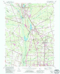 Newfield New Jersey Historical topographic map, 1:24000 scale, 7.5 X 7.5 Minute, Year 1953