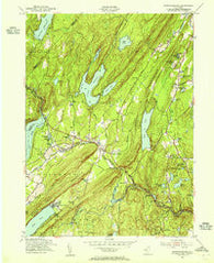 Newfoundland New Jersey Historical topographic map, 1:24000 scale, 7.5 X 7.5 Minute, Year 1954