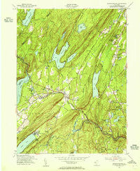 Newfoundland New Jersey Historical topographic map, 1:24000 scale, 7.5 X 7.5 Minute, Year 1954