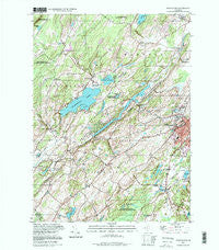 Newton West New Jersey Historical topographic map, 1:24000 scale, 7.5 X 7.5 Minute, Year 1994