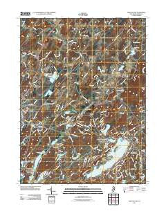 Newton East New Jersey Historical topographic map, 1:24000 scale, 7.5 X 7.5 Minute, Year 2011