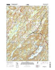 Newton East New Jersey Current topographic map, 1:24000 scale, 7.5 X 7.5 Minute, Year 2016