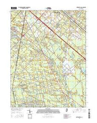 Newtonville New Jersey Current topographic map, 1:24000 scale, 7.5 X 7.5 Minute, Year 2016