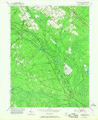 Newtonville New Jersey Historical topographic map, 1:24000 scale, 7.5 X 7.5 Minute, Year 1953