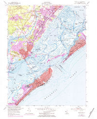 Ocean City New Jersey Historical topographic map, 1:24000 scale, 7.5 X 7.5 Minute, Year 1952