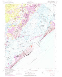 Ocean City New Jersey Historical topographic map, 1:24000 scale, 7.5 X 7.5 Minute, Year 1952