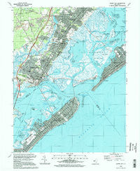 Ocean City New Jersey Historical topographic map, 1:24000 scale, 7.5 X 7.5 Minute, Year 1994