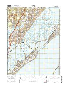 Ocean City New Jersey Historical topographic map, 1:24000 scale, 7.5 X 7.5 Minute, Year 2014