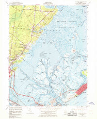 Oceanville New Jersey Historical topographic map, 1:24000 scale, 7.5 X 7.5 Minute, Year 1952