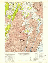 Orange New Jersey Historical topographic map, 1:24000 scale, 7.5 X 7.5 Minute, Year 1947