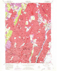 Orange New Jersey Historical topographic map, 1:24000 scale, 7.5 X 7.5 Minute, Year 1955