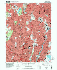 Orange New Jersey Historical topographic map, 1:24000 scale, 7.5 X 7.5 Minute, Year 1995