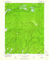 Oswego Lake New Jersey Historical topographic map, 1:24000 scale, 7.5 X 7.5 Minute, Year 1955