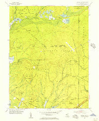Oswego Lake New Jersey Historical topographic map, 1:24000 scale, 7.5 X 7.5 Minute, Year 1955