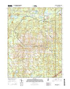 Oswego Lake New Jersey Historical topographic map, 1:24000 scale, 7.5 X 7.5 Minute, Year 2014