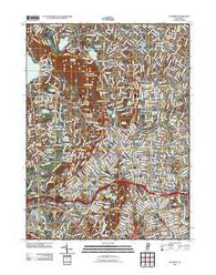 Paterson New Jersey Historical topographic map, 1:24000 scale, 7.5 X 7.5 Minute, Year 2011