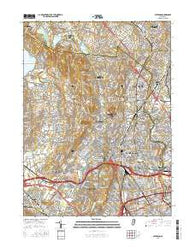 Paterson New Jersey Current topographic map, 1:24000 scale, 7.5 X 7.5 Minute, Year 2016