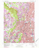Paterson New Jersey Historical topographic map, 1:24000 scale, 7.5 X 7.5 Minute, Year 1955