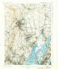 Paterson New Jersey Historical topographic map, 1:62500 scale, 15 X 15 Minute, Year 1903