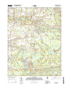 Pemberton New Jersey Historical topographic map, 1:24000 scale, 7.5 X 7.5 Minute, Year 2014