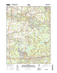 Pemberton New Jersey Current topographic map, 1:24000 scale, 7.5 X 7.5 Minute, Year 2016