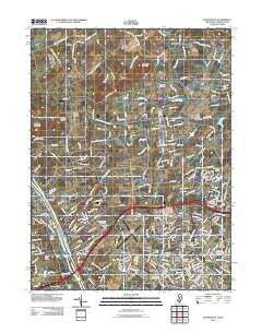 Pennington New Jersey Historical topographic map, 1:24000 scale, 7.5 X 7.5 Minute, Year 2011