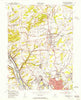 Pennington New Jersey Historical topographic map, 1:24000 scale, 7.5 X 7.5 Minute, Year 1954