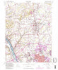 Pennington New Jersey Historical topographic map, 1:24000 scale, 7.5 X 7.5 Minute, Year 1954