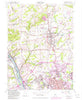 Pennington New Jersey Historical topographic map, 1:24000 scale, 7.5 X 7.5 Minute, Year 1954