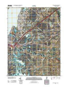 Penns Grove New Jersey Historical topographic map, 1:24000 scale, 7.5 X 7.5 Minute, Year 2011