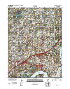 Perth Amboy New Jersey Historical topographic map, 1:24000 scale, 7.5 X 7.5 Minute, Year 2011