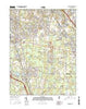 Pitman East New Jersey Current topographic map, 1:24000 scale, 7.5 X 7.5 Minute, Year 2016