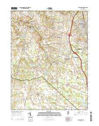 Pitman West New Jersey Historical topographic map, 1:24000 scale, 7.5 X 7.5 Minute, Year 2014
