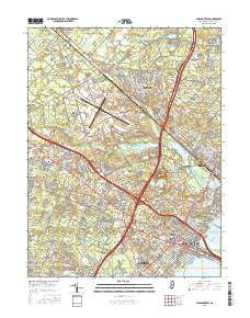 Pleasantville New Jersey Current topographic map, 1:24000 scale, 7.5 X 7.5 Minute, Year 2016