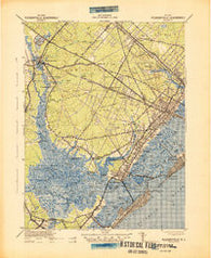 Pleasantville New Jersey Historical topographic map, 1:62500 scale, 15 X 15 Minute, Year 1942