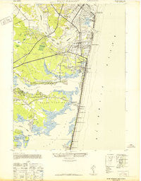 Point Pleasant New Jersey Historical topographic map, 1:24000 scale, 7.5 X 7.5 Minute, Year 1947
