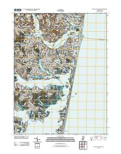 Point Pleasant New Jersey Historical topographic map, 1:24000 scale, 7.5 X 7.5 Minute, Year 2011