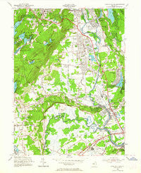 Pompton Plains New Jersey Historical topographic map, 1:24000 scale, 7.5 X 7.5 Minute, Year 1955