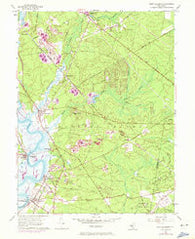 Port Elizabeth New Jersey Historical topographic map, 1:24000 scale, 7.5 X 7.5 Minute, Year 1956