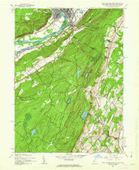 Port Jervis South New York Historical topographic map, 1:24000 scale, 7.5 X 7.5 Minute, Year 1943