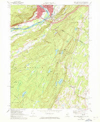 Port Jervis South New York Historical topographic map, 1:24000 scale, 7.5 X 7.5 Minute, Year 1969