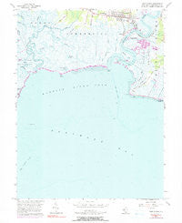 Port Norris New Jersey Historical topographic map, 1:24000 scale, 7.5 X 7.5 Minute, Year 1956