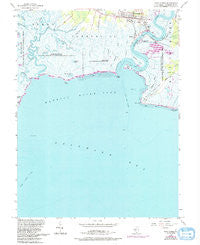 Port Norris New Jersey Historical topographic map, 1:24000 scale, 7.5 X 7.5 Minute, Year 1956