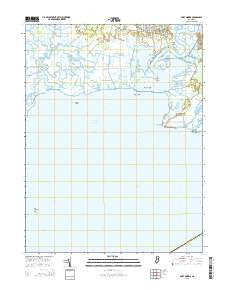 Port Norris New Jersey Historical topographic map, 1:24000 scale, 7.5 X 7.5 Minute, Year 2014