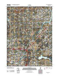 Princeton New Jersey Historical topographic map, 1:24000 scale, 7.5 X 7.5 Minute, Year 2011
