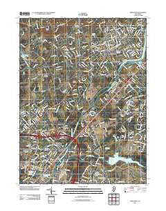 Princeton New Jersey Historical topographic map, 1:24000 scale, 7.5 X 7.5 Minute, Year 2011