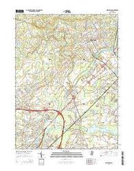 Princeton New Jersey Historical topographic map, 1:24000 scale, 7.5 X 7.5 Minute, Year 2014