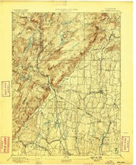 Ramapo New York Historical topographic map, 1:62500 scale, 15 X 15 Minute, Year 1893