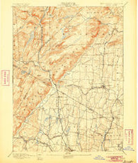 Ramapo New York Historical topographic map, 1:62500 scale, 15 X 15 Minute, Year 1893